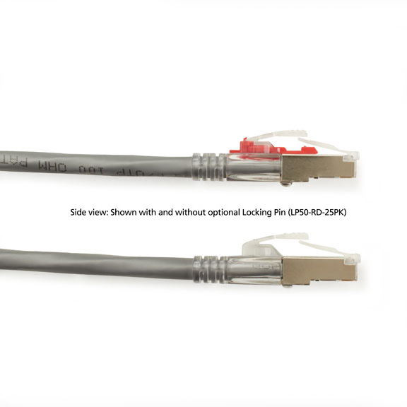 Hardened 2-FSM 4-UTP 110-24 Edge Switch Cable, Gray - 5 ft.