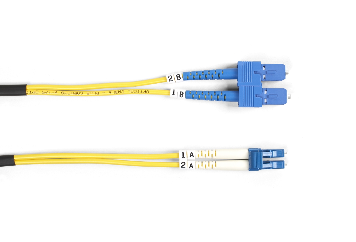 Black Box FOSM-005M-SCLC Fiber Patch Cable - 5M SM 9 Micron SC to LC