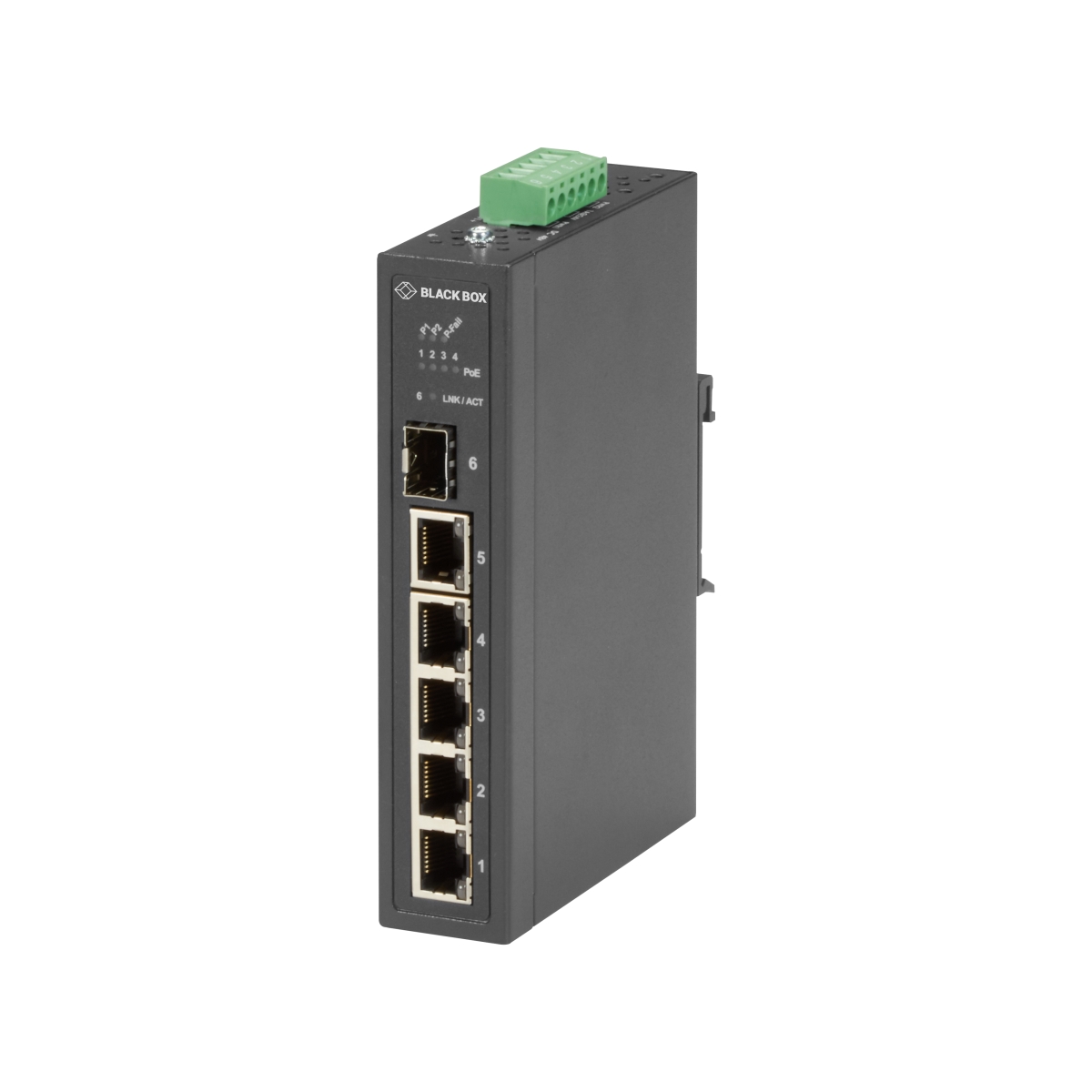 Picture of Black Box Network Services LPH3061A 6-Port Extreme Temperature Ethernet PoE Plus Switch
