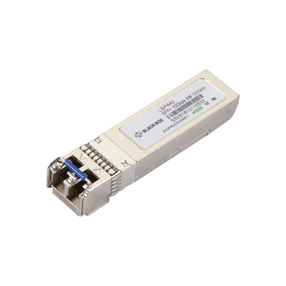 10GbE 1310 nm Single-Mode Fiber LC SFP Plus Transceiver