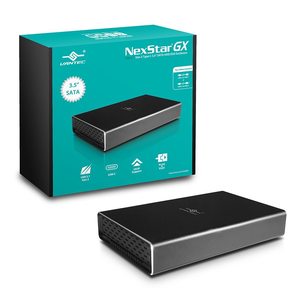 USB 3.1 Gen 2 Type-C 3.5 in. SATA HDD & SSD Enclosure