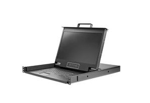 17 in. Dual Rail HD Rackmount KVM Console - 1 Port