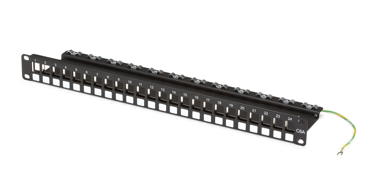 Black Box JPMT700A Cat6A 24 Port Blank Patch Panel