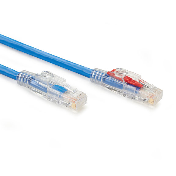 Black Box C6PC70BL01 Category 6 Locking Ethernet Patch Cable Blue