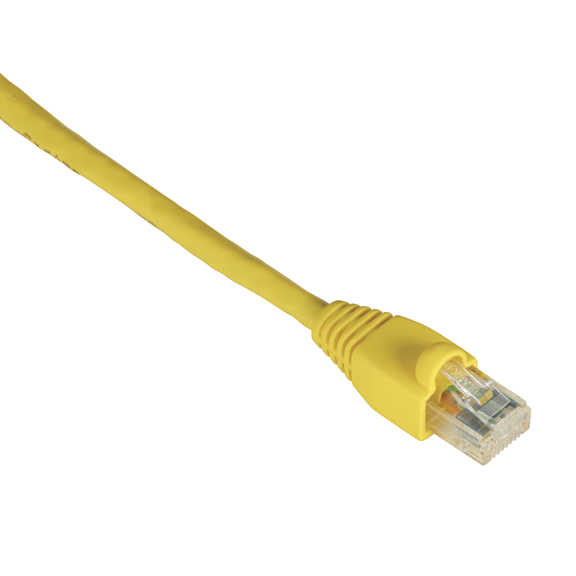Black Box EVNSL6440025 25 ft Gigatrue Category 6 Channel 550MHz Patch Cable44 Yellow