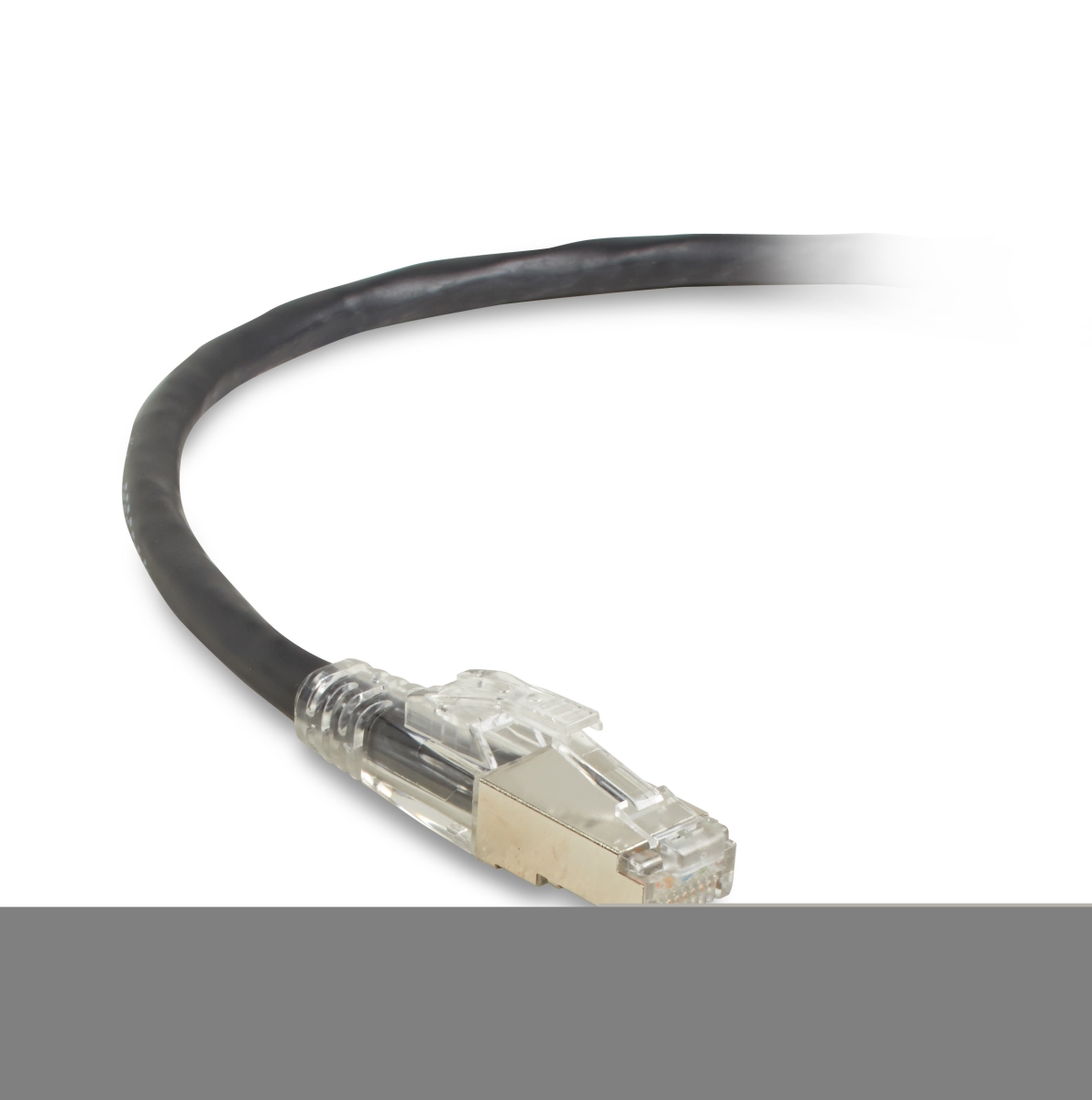 Black Box C6APC80S-BK-03 3 ft. Gigatrue 3 Cat6. Shielded Patch Cord Cable, Black