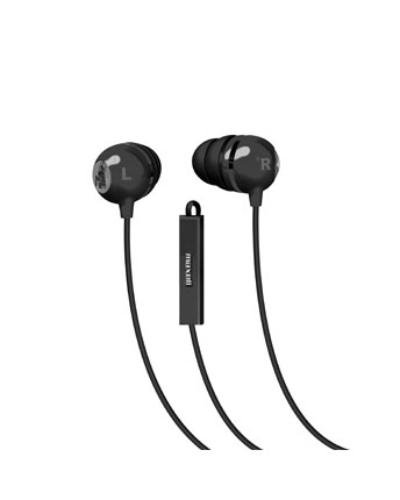 Picture of Maxell 196131 Classic Earbud with Mic, Black