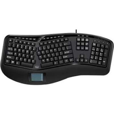 Picture of Adesso AKB-450UB Tru-Form Ergonomic Usb Touchpad Keyboard&#44; With Split Key Zones And Gentl
