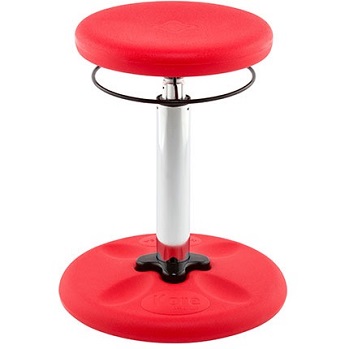 Picture of Kore Design KOR3100 14-19 in. Kids Adjustable Height Wobble Chair&#44; Red