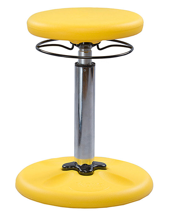 Picture of Kore Design KOR3103 14-19 in. Kids Adjustable Height Wobble Chair&#44; Yellow