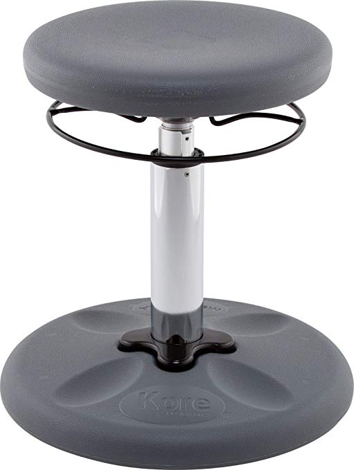 Picture of Kore Design KOR3106 14-19 in. Kids Adjustable Height Wobble Chair&#44; Grey