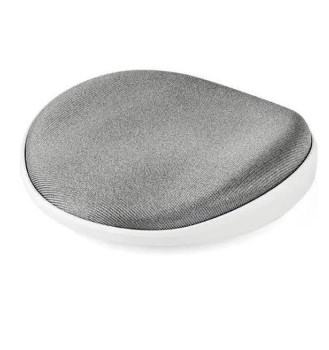 Ergonomic Wrist Rest Sliding Fabric Padded, Silver