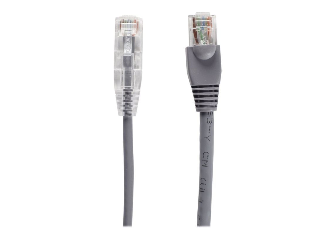 7 ft. Slim Net CAT6A Patch Cable, Gray