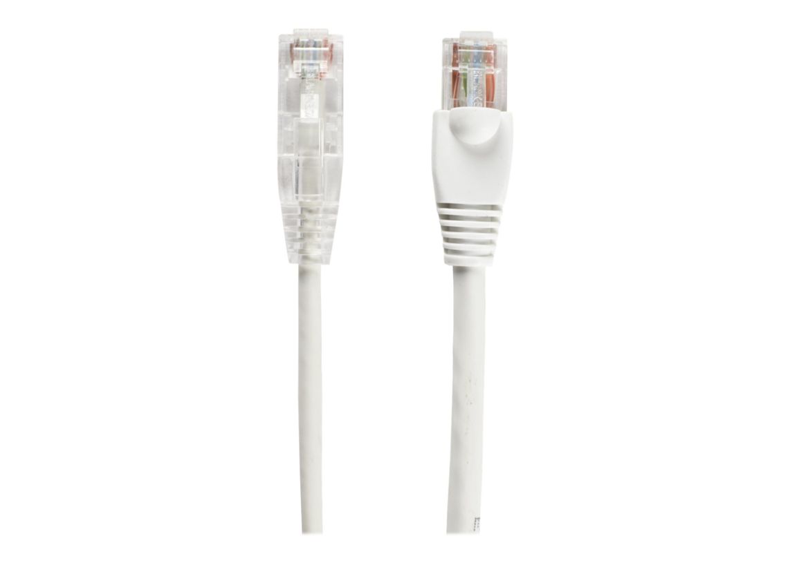 Black Box C6PC28-WH-05 5 ft. Slim Net CAT6 Patch UTP Network Cable, White