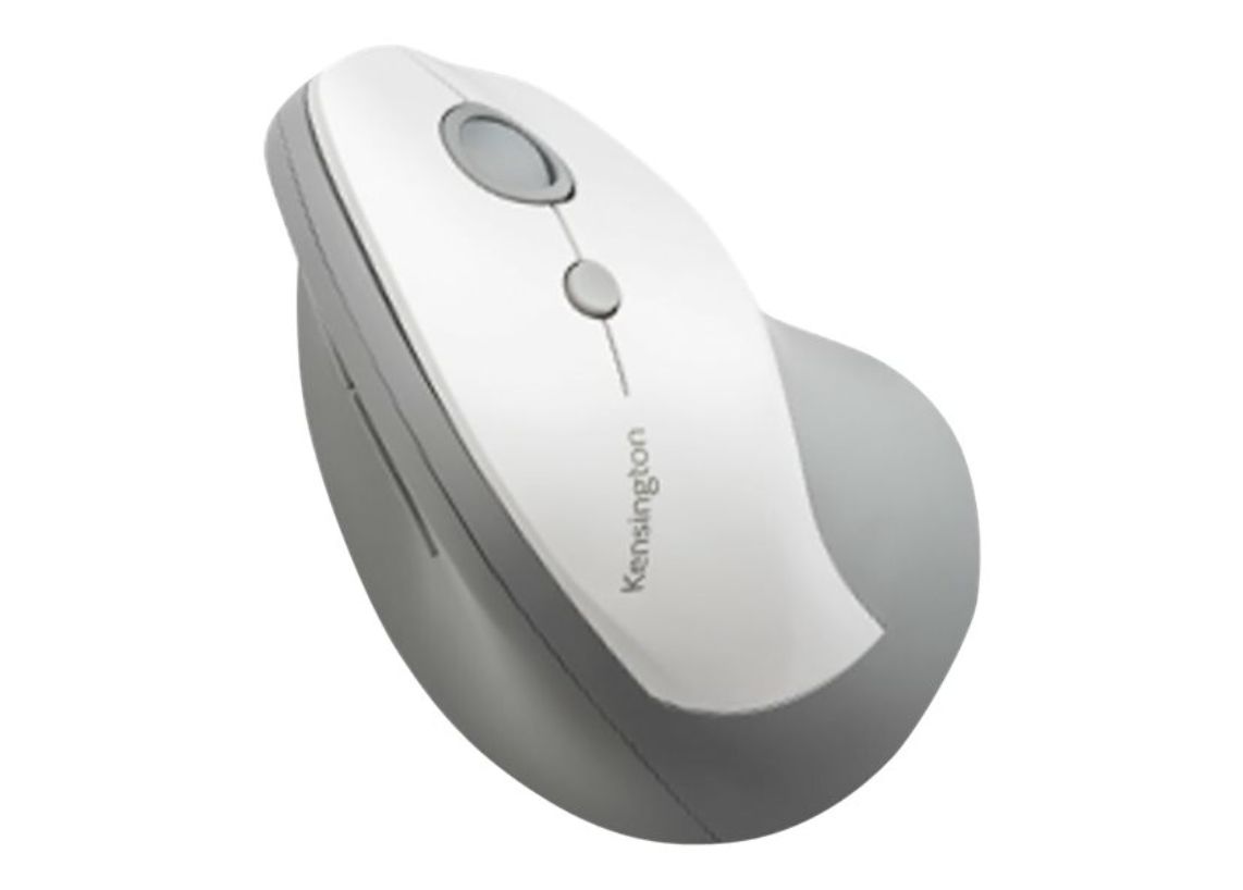 Picture of Kensington Computer K75520WW F Pro Fit Vertical Wireless Mouse&#44; White & Grey