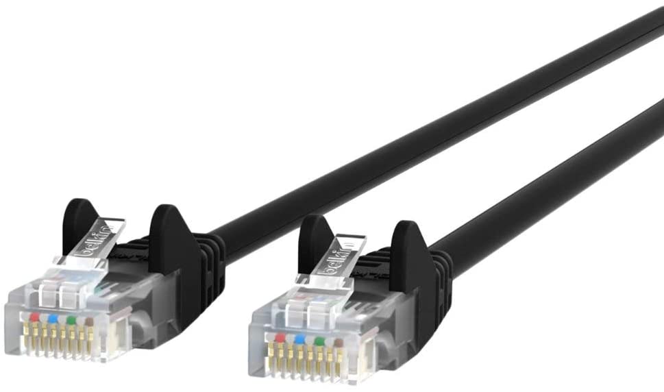Belkin Components A3L980BT10MBLKS 6 in. 550 MHz Cat6 Assembled UTP Patch Cable, Red