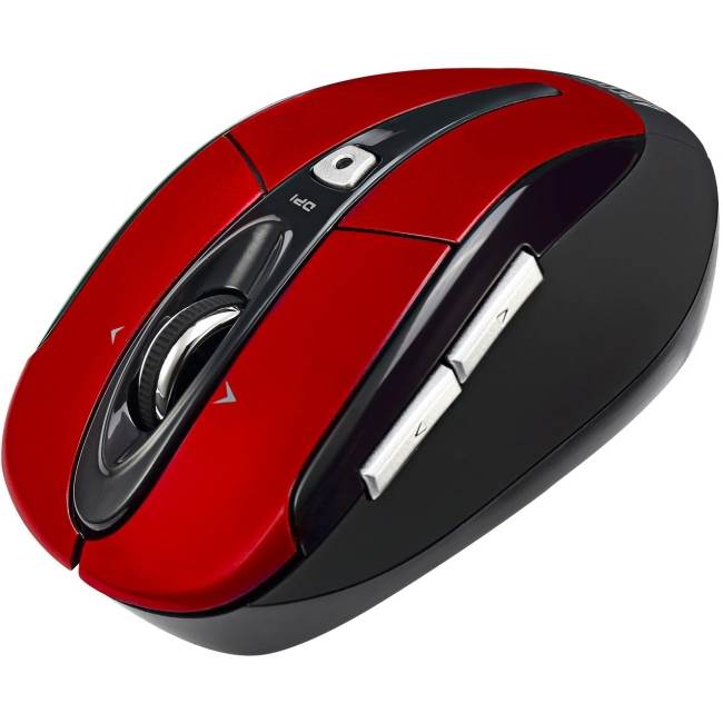 Picture of Adesso IMOUSES60R 2.4 gHz Wireless Optical Mini Mouse with Programmable Driver&#44; Red