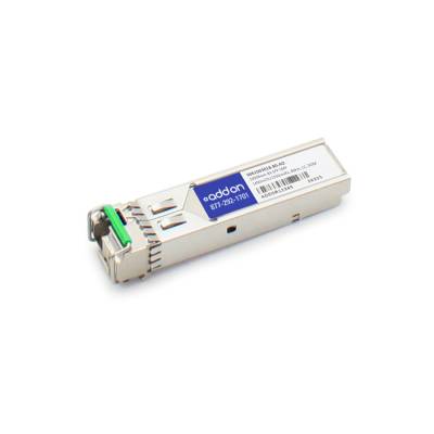 Picture of ADD-ON 0061003018-80-AO ADVA Compatible TAA Compliant 1000Base-BX SFP Transceiver - SMF&#44; 1490 nm TX to 1550 nm RX&#44; 80 km - LC - DOM