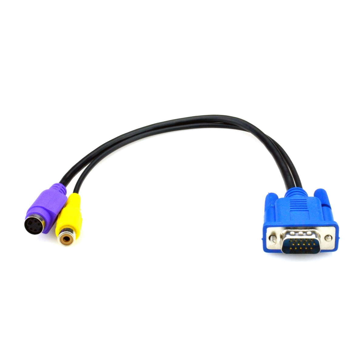 Picture of Black Box AVS-CBL-VG-CV 32 cm VGA to Composite & S-Video Adapter Cable