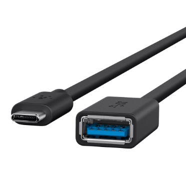 Belkin Components B2B150-BLK 3.0 USB-C to USB-A Adapter