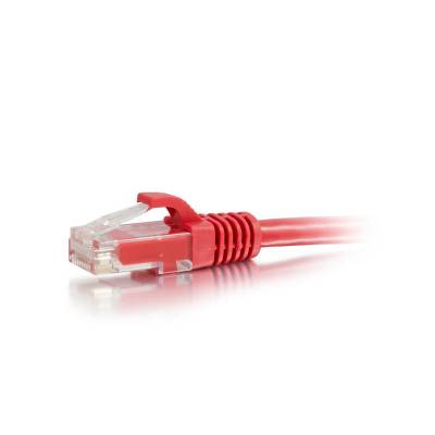 50797 6 in. Cat6A Snagless Unshielded UTP Network Patch Ethernet Cable, Red