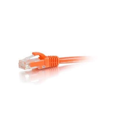 50836 1 ft. Cat6A Snagless Unshielded UTP Network Patch Ethernet Cable, Orange
