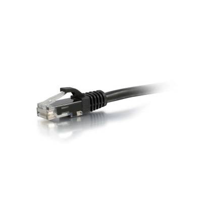 Cat6A Snagless UTP Cable - Black - 150 ft - High-Speed Ethernet Connection
