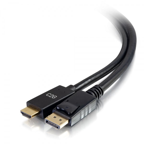 3 ft. DisplayPort to HDMI 4K Passive Adapter Cable, Black