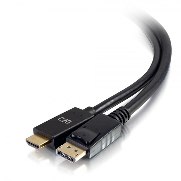 10 ft. DisplayPort to HDMI 4K Passive Adapter Cable, Black