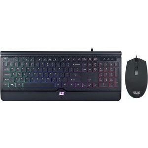 Picture of Adesso AKB-137CB Slim Low Profile Full Size Design USB Multi-Colored Illuminated Keyboard