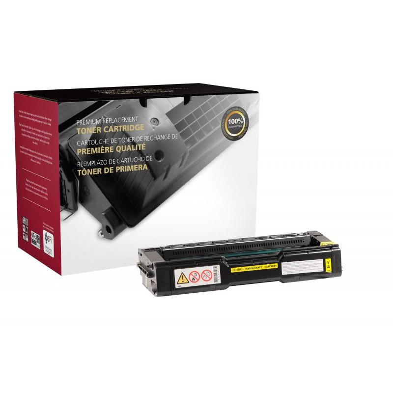 Picture of CIG 201002P High Yield Toner Cartridge for Ricoh 406478&#44; Yellow