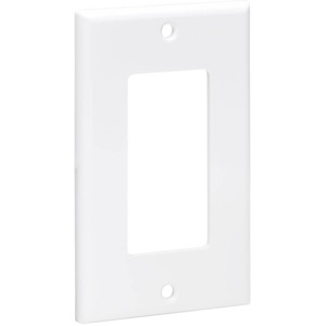 Tripp Lite N042D-100-WH Vertical Single-Gang Faceplate, White