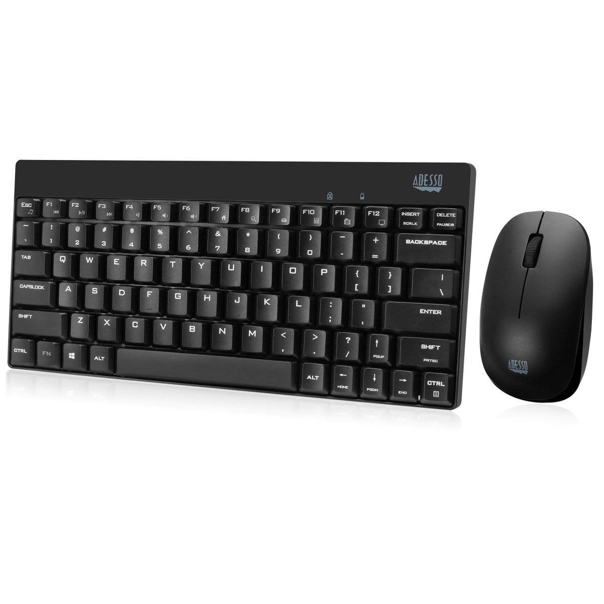 Picture of Adesso WKB-1100CB Wireless Spill Resistant Mini Keyboard & Mouse Combo