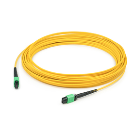 Picture of Addon ADD-MPOMPO-6M9SM 6m MPO OS1 Patch Cable&#44; Yellow