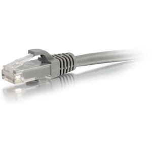 50885 50 ft. Cat6A Snagless Unshielded Twisted Pair Network Patch Ethernet Cable, Gray