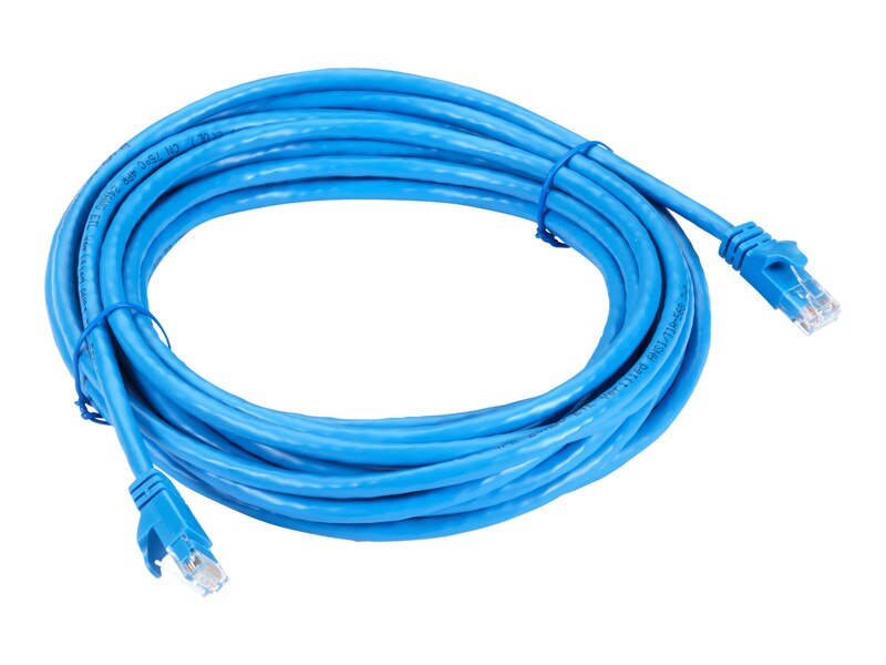 Black Box CAT6APC-025-BL 25 ft. Exceeds Cat6A Industry Standards Snagless Patch Cable, Blue