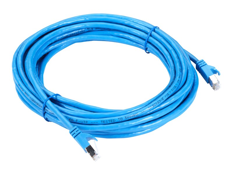 Black Box CAT6APCS-020-BL 20 ft. Exceeds Cat6A Industry Standards Snagless Patch Cable, Blue