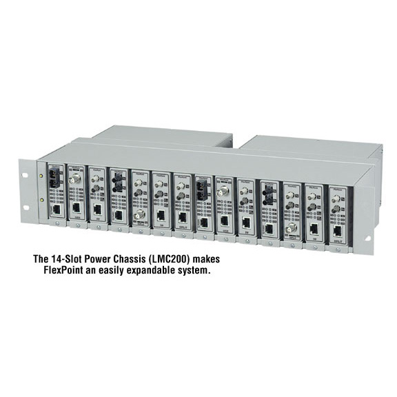 Picture of Black Box Network Services LMC200 Flexpoint 14-Slot Power Chassis&#44; Single