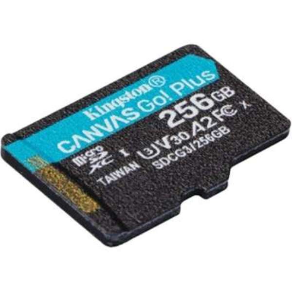 Picture of Kingston SDCG3-256GBSP 256GB MicrosdXC Canvas Go Plus 170R A2 Memory Card
