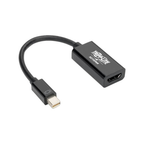 Tripp Lite P137-06N-HD4K6B Keyspan Mini DisplayPort 1.2 to HDMI 2.0 Active Adapter - Male & Female, 4K x 2K - 60 Hz & Thunderbolt 1-2, Black
