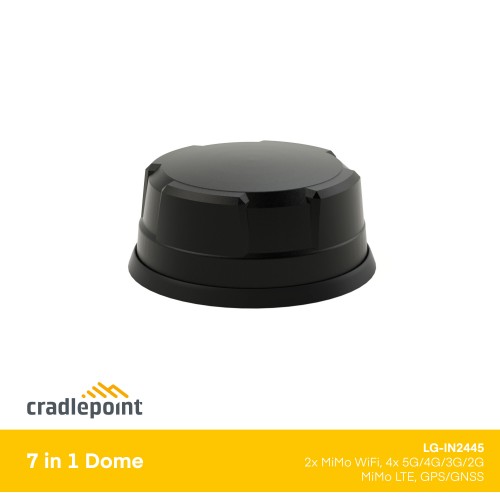 Panorama Antennas LG-IN2445 5G 7-1 Dome for Cradlepoint, Black