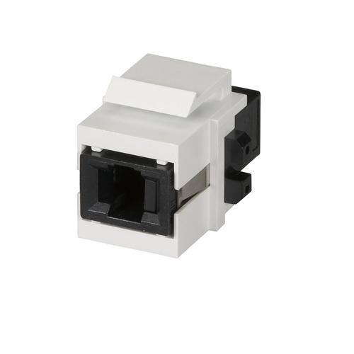 Picture of Black Box FMT347 Snap Fitting Keystone MTRJ Adapter&#44; Off White