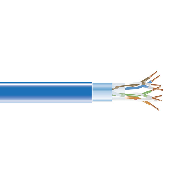 EVNSL0501A-1000 CAT5E Shielded 350-Mhz Solid Bulk Cable