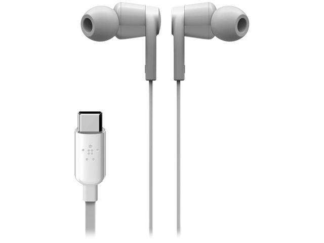 Picture of Belkin Components G3H0002BTWHT USB-C Connector Headphones with USB-C Connector&#44; White