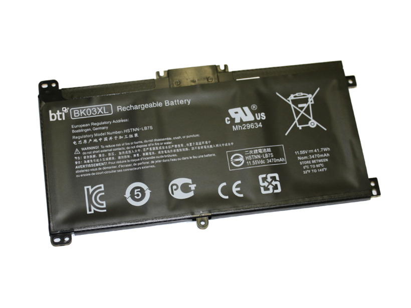 BK03XL-BTI Replacement Battery for HP Pavilion X360 14-Ba, X360 14M-Ba, Bk03Xl & 916811-855