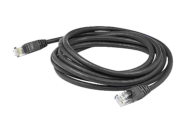 Picture of Add-On ADD-4FCAT6-BK 4 ft. RJ-45 Male to RJ-45 Male Straight Cat6 UTP PVC Copper Patch&#44; Black