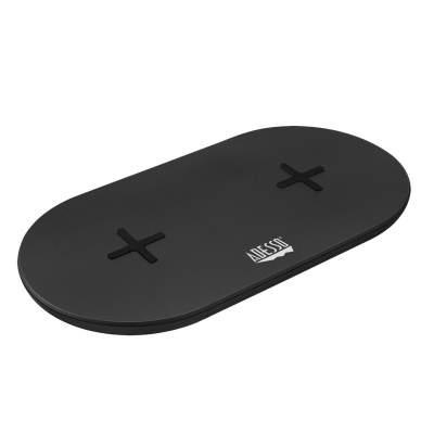 Picture of Adesso AUH-1040 Dual 15W QI-Certified 2 Coils Charging Pad