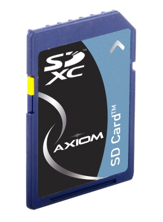 Picture of Axiom SDXC10U3256-AX 256GB SDXC Class 10 UHS-I U3 Flash Card