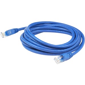 Picture of Add-On ADD-25FCAT6A-BE 25 ft. RJ-45 Male to RJ-45 Male Cat6A UTP PVC Copper Patch Cable&#44; Blue