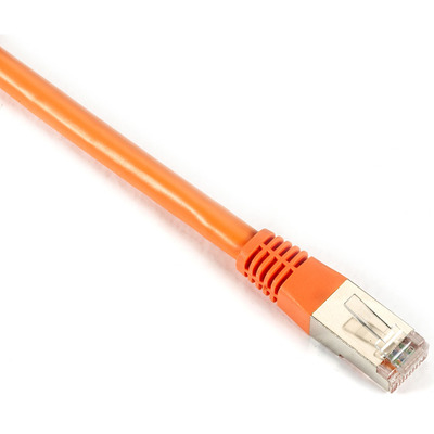 Picture of Black Box EVNSL0610MS-0025 24 AWG Cat6 Solid PVC Shield Cable&#44; Orange - 25 ft.